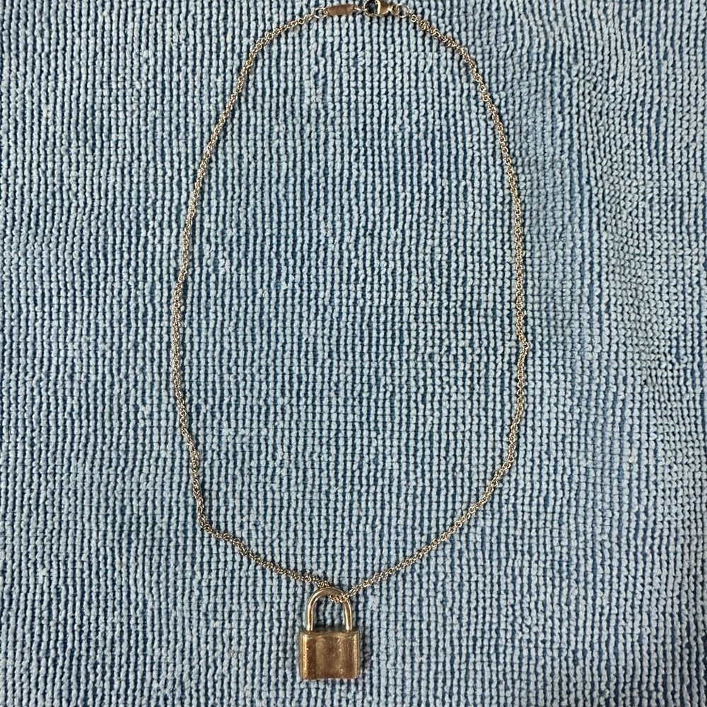 Tiffany & Co. Sterling Silver Lock Necklace